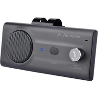 Avantree Ck11 Hands Free Bluetooth 5.0 Car Kits, 3W Loud Speakerphone, Support Siri Assistant & Motion Auto On Off, Volume Knob, Wireless In Car Handsfree Speaker With Visor Clip - Titannium