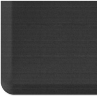 Newlife By Gelpro Anti-Fatigue Designer Comfort Kitchen Floor Mat, 20""X48"", Grasscloth Charcoal Stain Resistant Surface With 3/4"" Thick Ergo-Foam Core For Health And Wellness