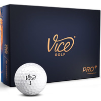 Vice Pro Plus Golf Balls White, One Dozen(Packaging May Vary)