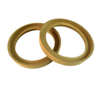 Audiopipe 1 Pair 8"" Ring-8Bz Universal Mdf Speaker Rings With Recess Bezel Mounting Spacer Recessed