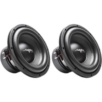 (2) Skar Audio Sdr-10 D2 10"" 1200W Max Power Dual 2 Ohm Car Subwoofers, Pair Of 2