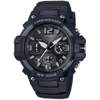 Casio Men's Quartz Chronograph Date Indicator Black Resin Stop Watch (Model: Mcw100H-1Av)