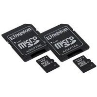 Samsung Galaxy Light Cell Phone Memory Card 2 X 4Gb Microsdhc Memory Card With Sd Adapter (2 Pack)