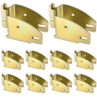 Dc Cargo E-Track Wood Beam End Socket Shelf Brackets For Custom Storage - Pack Of 10 - E Track Accessories For Enclosed Trailers -Ideal For 2X4 & 2X6 In Trucks, Trailers, Vans, Rvs- Etrack Accessories