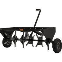 Agri-Fab 45-0518 40"" Tow Behind Lawn Plug Aerator With Universal Hitch; Designed To Pull Behind Lawn & Garden Tractors
