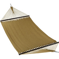 Jumbo Caribbean Hammock - 55 Inch - Soft-Spun Polyester - Tan
