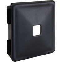 Recpro 2 Rv 4"" Bumper Plug End Cap Cover W/Tabs Black Camper Travel Trailer | Made In America