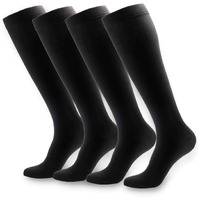 Novayard Compression Socks For Women And Men Support Graduated 15-20 Mmhg Medias De Compresion Mujer(4 Pairs)