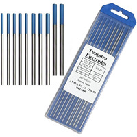 Zinger Tig Welding Tungsten Electrodes 2% Lanthanated (Wl20/Ewla-2) Blue,10-Pack Lanthanated Tungsten Assorted Size-5Pcs 1/16"" & 5Pk 3/32""