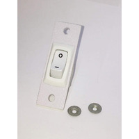 Compatible For Jenn-Air Cooktop Stove Fan Switch (White Color) Replacement (Not Original) 2 Wire Kit 12001129