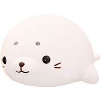 Cazoyee Soft Seal Plush,Cute Seal Stuffed Animal,Chubby Snuggle Seal Sea Animal Plush Pillow,Cuddly Gift For Kids Children Baby Girls Boys Toddlers,Creative Plush Seal Decoration,19.6