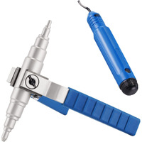 Soft Copper Pipe Tube Expander Universal Hand Tool Manual Refrigeration Tube Expander Kit 3/8"", 1/2"", 5/8"", 3/4"", 7/8""