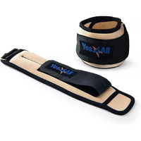 Yes4All Wrist & Ankle Weights Pair 1Lb -10Lbs For Women, Men, Kids Adjustable Strap - Walking, Jogging, Pilates, Gym Fitness Workout (1 Lbs X2, Beige)
