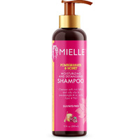 Mielle Organics Pomegranate & Honey Moisturizing And Detangling Shampoo, Hydrating Curl Cleanser For Dry, Damaged Type 4 Hair, Repair, Restore, And Prevent Frizz, 12-Fluid Ounces