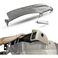 Dashskin Molded Dash Cover Compatible With 2000-2006 Tahoe Suburban Yukon Avalanche & 1999-2006 Silverado Sierra In Light Pewter Grey