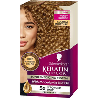 Schwarzkopf Keratin Color Permanent Hair Dye Cream, 9.00 Honey Blonde, 1 Application - Salon Inspired Hair Color Enriched With Keratin And Macadamia Nut Oil - Hair Dye With Pre-Serum, All Hair Types