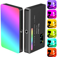 Vijim Vl120 Rgb Video Light, Portable Led Camera Light Panel 0-360 Full Color, Cri 95+ 2500-9000K Led 3100Mah Rechargeable Dslr Lighting For Vlogging, Photography, Video Conference