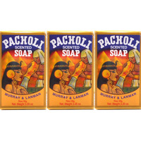 Patchouli Scented Soap 3.3Oz Jabon De Pacholi Savon Qty-3