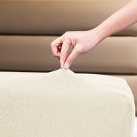 Fitted Sheet- Cosmoplus King Fitted Sheet Only(No Flat Sheet Or Pillow Shams),4 Way Stretch Micro-Knit,Snug Fit,Wrinkle Free,For Standard Mattress And Air Bed Mattress From 8    Up To 14   ,Beige