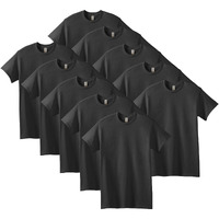 Gildan Heavy Cotton T-Shirt G5000, Black (10-Pack), X-Large