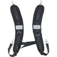 Folai Waterproof Replacement Shoulder Strap With Adjustable Belt For Shoulder Bag Backpack Black