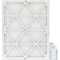Glasfloss 16X20X1 Merv 10 (Fpr 5-6) Pleated Air Filters. Box Of 6. Actual Size: 15-1/2 X 19-1/2 X 7/8