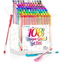 Courise - 108 Unique Colors Gel Pen Set