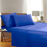 Elegant Comfort 1500 Premier Wrinkle & Fade Resistant Hotel Quality 4-Piece Bed Sheet Set Ultra Soft Luxurious Bed Sheet Set Includes Flat Sheet, Fitted Sheet And 2 Pillowcases