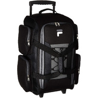 Fila 22"" Lightweight Carry On Rolling Duffel Bag, Black, One Size