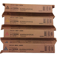 Ricoh Aficio Sp C430A C430Dn High Yield Toner Bundle Set 821105, 821106, 821107, 821108, Bcym Sealed In Retail Packagin By Ricoh