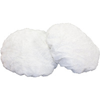 Wen 6010A42 Terry Cloth Polishing Bonnets, 6-Inch, 2-Pack, White