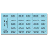 Auction Tickets - 500 Sheets - Blue