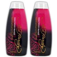Lot 2 Ed Hardy Hollywood Bronze Indoor Tanning Lotion Accelerator Bronzer Dark