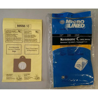 Dvc Replacement For Kenmore Style C And Style Q 5055 50557 50558 Micro-Lined Canister Vacuum Bags | Also Fits With Panasonic C-5, C-18 (Basic Pack) | Yellow | 20 Pack