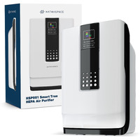 Hathaspace Smart Air Purifiers - True Hepa Air Purifier, Cleaner & Filter For Allergies, Smoke, Pets - Eliminator Of 99.9% Of Dust, Pet Hair, Odors - Hsp001-700 Sq. Ft.