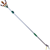 Zenport Zl6146B Long Reach Telescopic Fruit Harvester And Picker, 10-Feet Extension, Gray