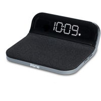 Ihome Wireless Charger With Alarm Clock And Usb Charger, Compact Digital Alarm Clock For Bedroom, Home Office, Or Dorm (Iw18)