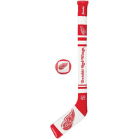 Franklin Sports Detroit Red Wings Nhl Mini Soft Hockey Stick Set - Nhl Team Soft Foam Mini Hockey Stick And Ball Set - Great Toy For Kids