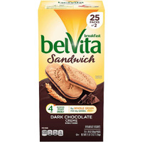 Belvita Dark Chocolate Creme Breakfast Sandwich, 25 Ct.