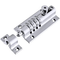 Combi-Bolt Cb2000-Chr Sliding Lock Combination Bolt, Chrome