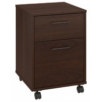 Bush Furniture Key West 2 Drawer Mobile File Cabinet, Bing Cherry (Kwf116Bc-03)