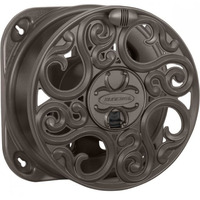 Suncast Sidewinder Side Scroll 60' Garden Hose Reel, Bronze