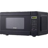 Commercial Chef 0.9 Cu Ft Microwave With 10 Power Levels, Push Button And Child Lock, 900 Watt Microwave With Digital Controls, Countertop Microwave With Timer And Quick-Touch Menu, Black