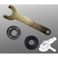 Grinder Flange Lock Nut Wrench Kit For Dewalt Milwaukee Makita Bosch Black & Decker Ryobi 4.5"" 5"" 5/8-11 Spanner