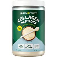 Purely Inspired Collagen Powder, Unflavored (20 Servings) - 20G Collagen Peptides Protein Powder For Women & Men - Grass-Fed & Pasture Raised - Gluten-Free, Paleo & Keto-Friendly Collagen Drink