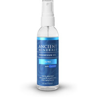 Ancient Minerals Magnesium Oil Spray Ultra With Msm - A Pure Zechstein Topical Magnesium Chloride With The Added Benefits Of Optimsm (4Oz)