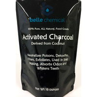 (1Lb) Organic Coconut Activated Charcoal Powder - Food Grade, Kosher - Teeth Whitening, Facial Scrub, Soap Making (1 Ounce To 5 Pounds (1 Pound)