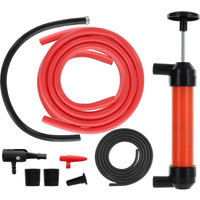 Multi-Purpose Siphon Transfer Pump Kit, With Dipstick Tube | Fluid Fuel Extractor Suction Tool For Oil, Gasoline, Water, Liquids & Air