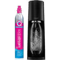 Sodastream Terra Sparkling Water Maker (Black) With Co2 And Dws Bottle