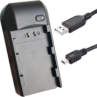 Cofunkool Video Camera Camcorder Np-Fv5 Battery Charger For Np-Fv5 Plus 3.7V 2000Mah Battery And Np-Fv5 1000/1500Mah Battery